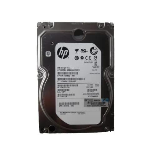 695502-002-RFB - HP 2TB 7200RPM SATA 3Gb/s Hot-Pluggable LFF 3.5-Inch Midline Hard Drive with Tray for Gen1/7 ProLiant Server/Storage Array