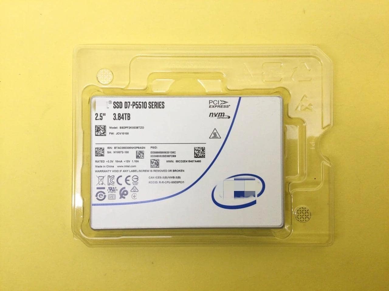 Intel SSDPF2KX038TZ01 3.84T NVME Enterprise Server SSD Intel SSDPF2KX038TZ01 3.84T NVME Enterprise Server SSD