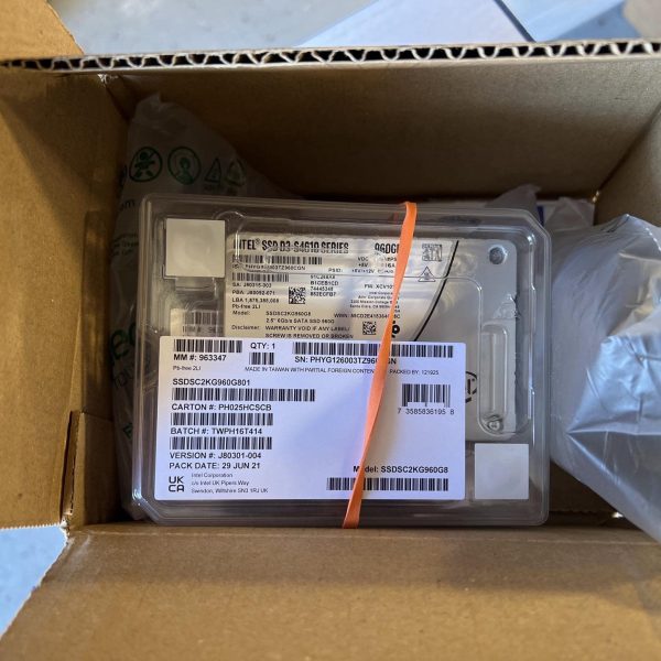 Intel SSDSC2KG038T801 3.84T 2.5″ SATA Enterprise Server SSD