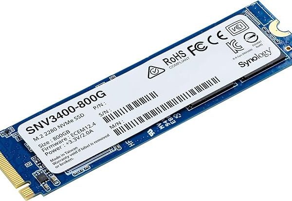Synology 800GB NVMe Server SSD (SNV3400)