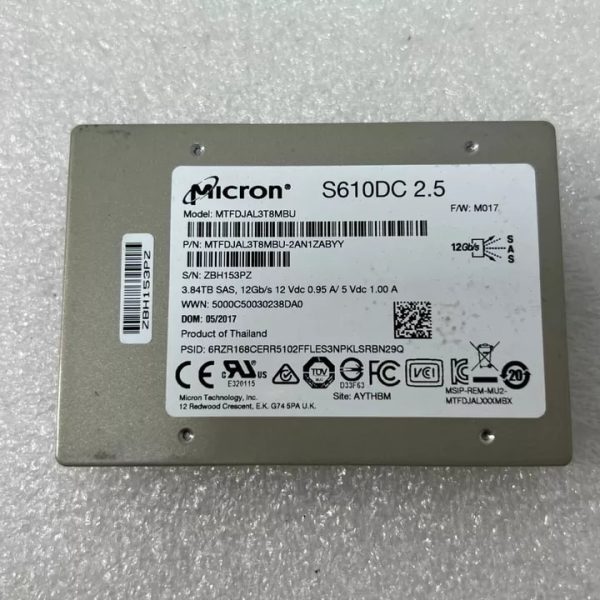 Micron 3.84TB SAS SSD