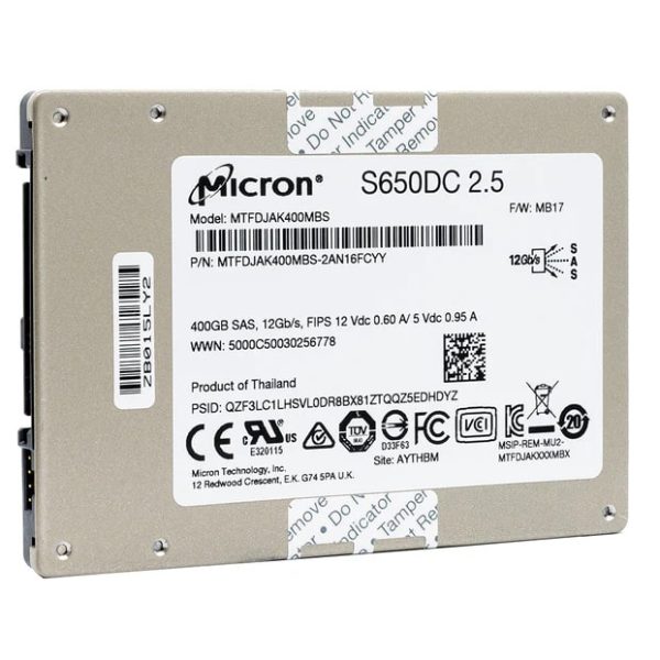 Micron 400GB SAS SSD 6Gbps