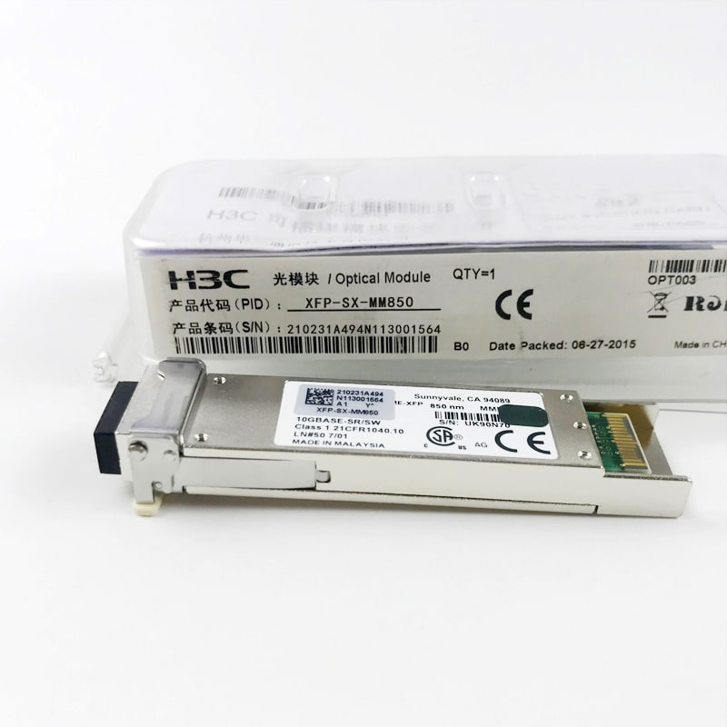 H3C 10G Transceiver Module XFP 850nm 300m DOM LC H3C 10G Transceiver Module