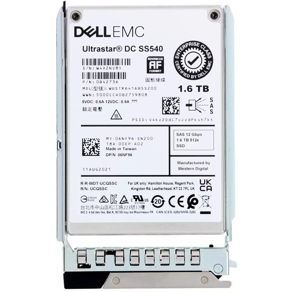 Dell EMC 118999819-01 1.6TB SSD SAS 12G