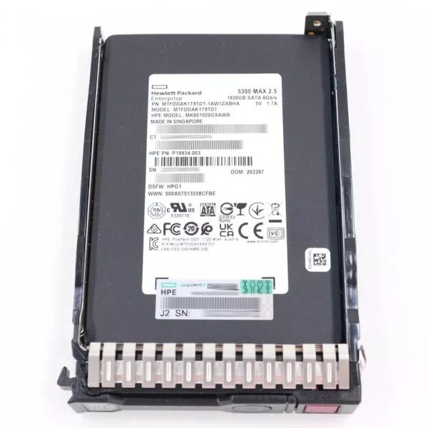 HPE P18436-B21 SATA SSD 1.92TB 6G Mixed Use