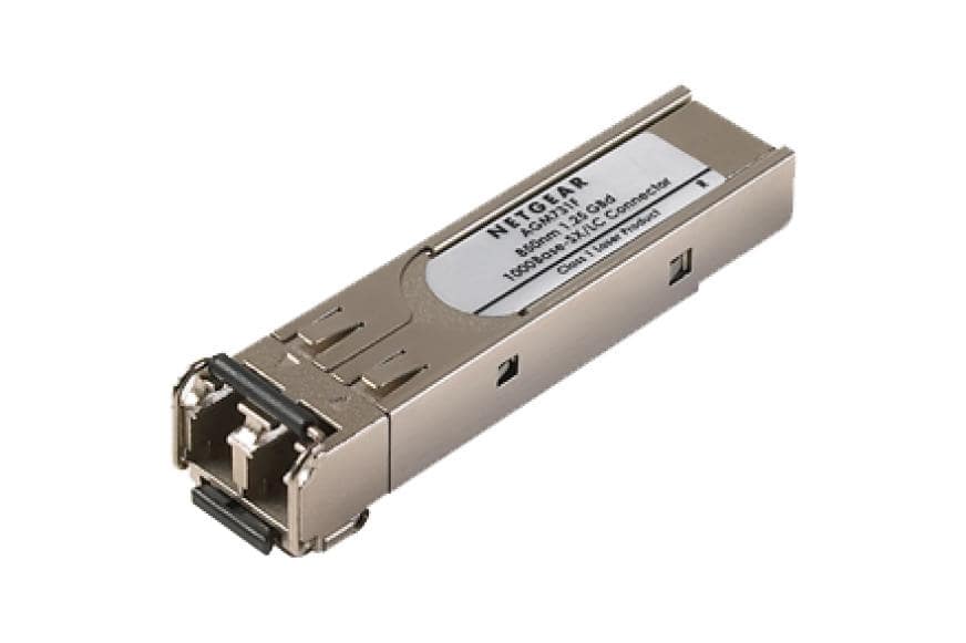 NETGEAR AGM731F 1000Base-SX LC SFP Transceiver | Multimode Gigabit Module NETGEAR AGM731F 1G SFP Transceiver Module – 1000Base-SX LC Connector
