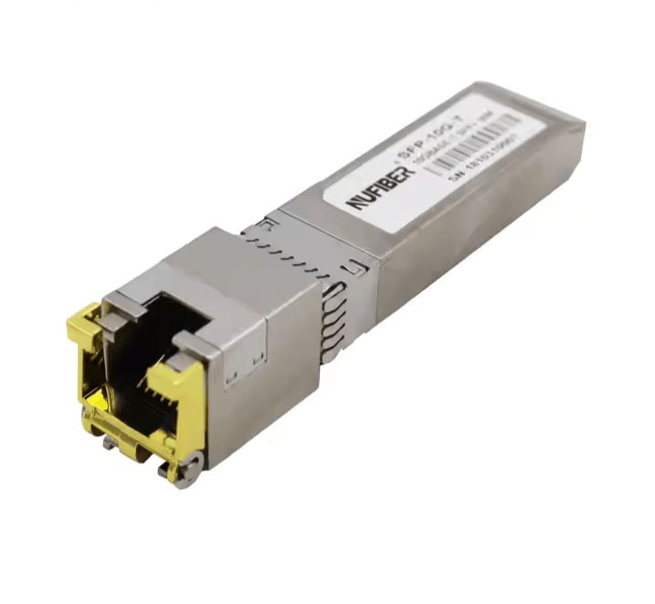 Nufiber SFP-10G-T 10GBASE-T Copper SFP+ Transceiver 80M-min Nufiber SFP-10G-T 10GBASE-T SFP+ | 80M